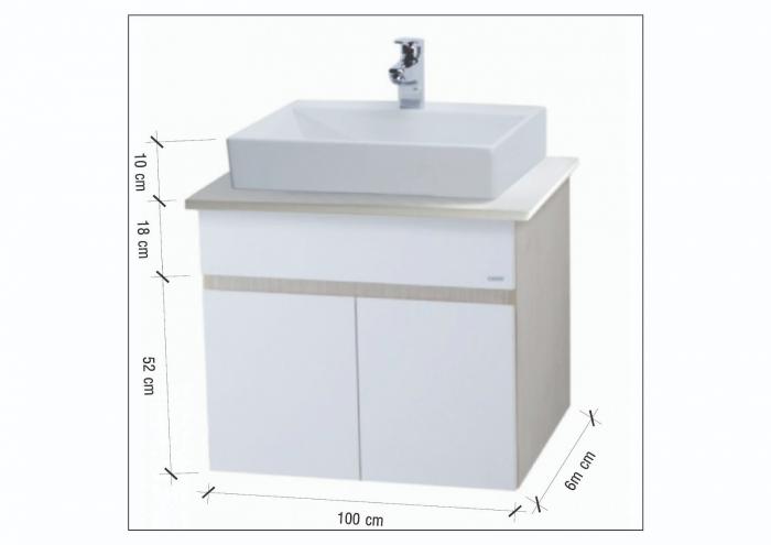 Chiều cao tủ bàn chậu lavabo